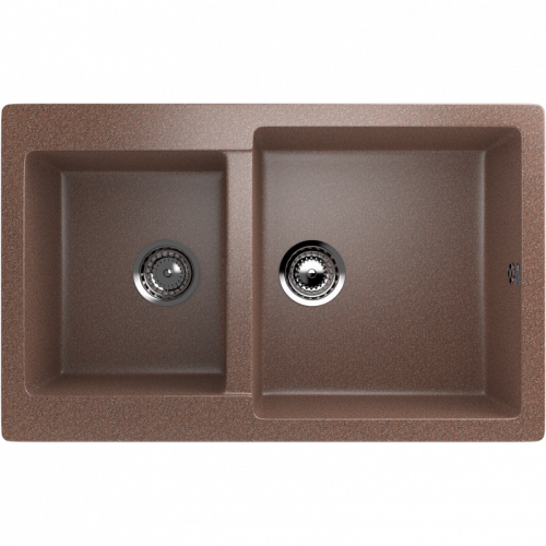 Кухонная мойка Ulgran U-505 77x50x20, терракот