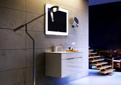 Тумба с раковиной Aqwella 5 Stars Malaga Mal.01.09/L, белый