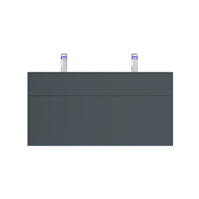 База под раковину подвесная 120 см, 3 ящика, графит матовый AM.PM Inspire 2.0 M50AFHX1203GM