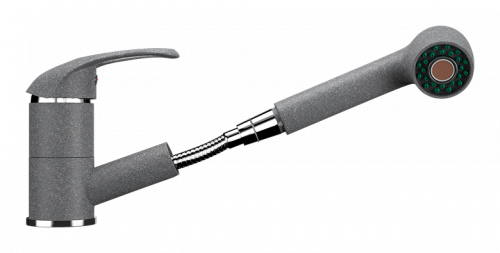 Смеситель для кухни Ulgran U-002, графит