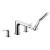 Смеситель на борт ванны Hansgrohe Metris 31442000, хром Смеситель на борт ванны Hansgrohe Metris 31442000, хром
