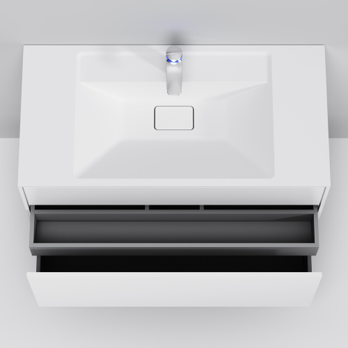M50AFHX1003WM INSPIRE V2.0, База под раковину, подвесная, 100 см, 3 ящика, push-to-open, белый матов