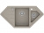 Кухонная мойка Tolero R-114 серый маталлик, 100x49,6x20