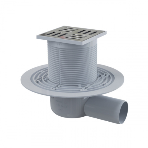 Сливной трап AlcaPlast APV101 105x105/50 с гидрозатвором