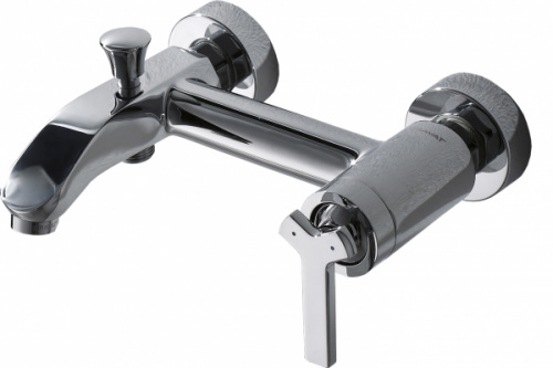 Смеситель для ванны Bravat Waterfall F673107C-01, хром