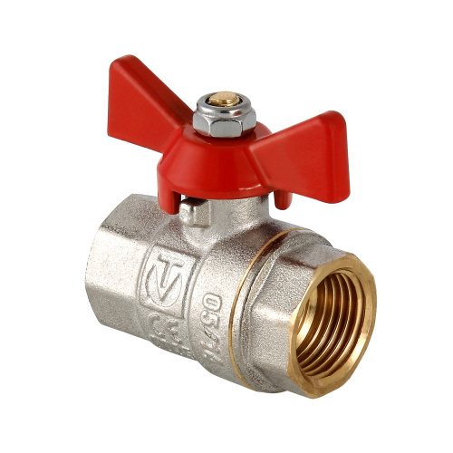 Кран шаровый Valtec Base 3/4" ВН-ВН рукоятка бабочка