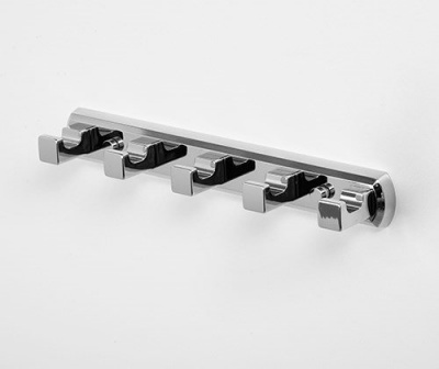 Кронштейн настенный WasserKRAFT Lippe K-6575, 5 крючков , хром