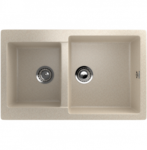 Кухонная мойка Ulgran U-505 77x50x20, бежевый