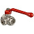 Кран шаровый Valtec трехходовой тип Т 1/2" ВН-ВН-ВН