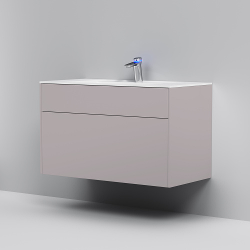 M50AFHX1003EGM INSPIRE V2.0, База под раковину, подвесная, 100 см, 3 ящика, push-to-open, элегантный
