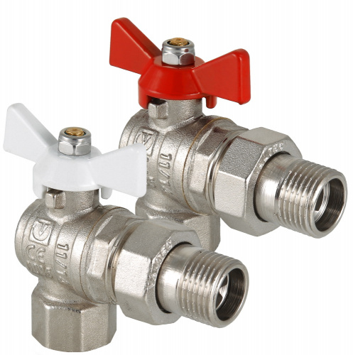 Кран шаровый Valtec Base угловой с полусгоном 3/4" ВН-НР