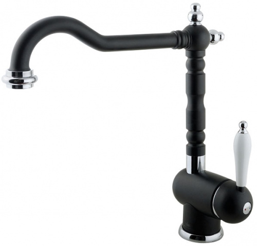 Смеситель для кухни Timo Morea 2406F Black, гранит