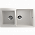 Кухонная мойка Ulgran U-505 77x50x20, молочный