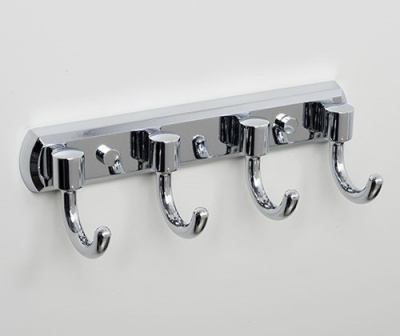 Кронштейн настенный, 4 крючка WasserKRAFT Oder K-3074, хром