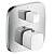 Смеситель для ванной Hansgrohe PuraVida 15771400, белый/хром