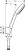 Душевой гарнитур Hansgrohe Crometta 100 Crometta 100 1jet Porter 125 см. 26664400, белый/хром Душевой гарнитур Hansgrohe Crometta 100 Crometta 100 1jet Porter 125 см. 26664400, белый/хром