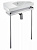 Ножки для раковины Jacob Delafon Odeon Up E4724-39R, хром