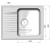 Кухонная мойка Polygran F-07 терракот, 61х50х20 Кухонная мойка Polygran F-07 терракот, 61х50х20