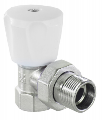 Клапан ручной Valtec угловой 3/4" (компактный)