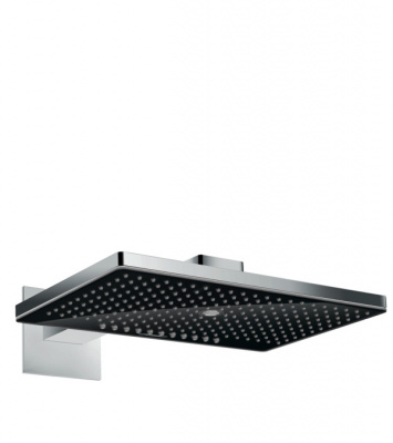 Верхний душ Hansgrohe Rainmaker Select 460 3jet с держателем 24007600, черный/хром