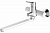 Смеситель для ванны Bravat Drop F64898C-L, хром