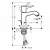 Смеситель для раковины Hansgrohe Metropol 31300000, хром Смеситель для раковины Hansgrohe Metropol 31300000, хром