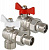Кран шаровый Valtec Base угловой с полусгоном 3/4" ВН-НР