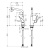 Смеситель для кухни Hansgrohe Metris 14822800, нержавеющая сталь