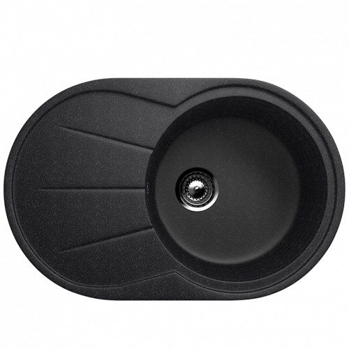 Кухонная мойка Ulgran U-503 75x48x20, черный