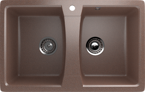 Кухонная мойка Ulgran U-403 77x49,5x19, терракот