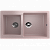 Кухонная мойка Ulgran U-505 77x50x20, розовый