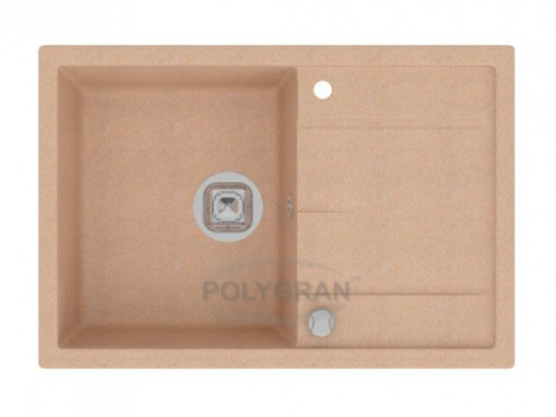 Кухонная мойка Tolero R-112 бежевый, 76x51x20