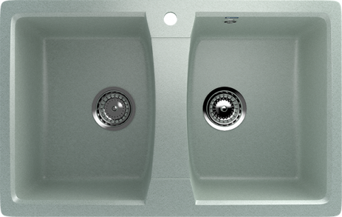 Кухонная мойка Ulgran U-402 77x49,5x19, салотовый