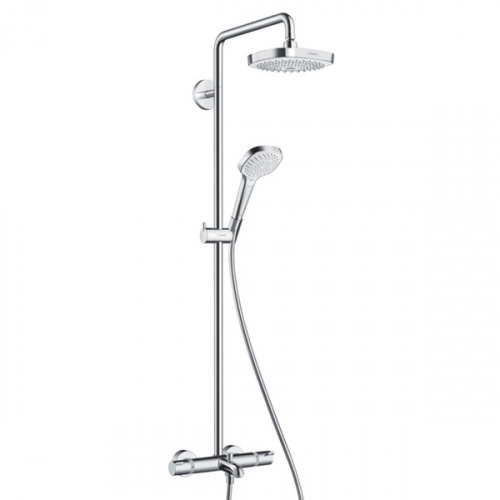 Душевая система Hansgrohe Croma Select E 180 Showerpipe 27352400, белый/хром