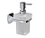 Дозатор для жидкого мыла стеклянный, 230 ml WasserKRAFT Wern K-2599, хром
