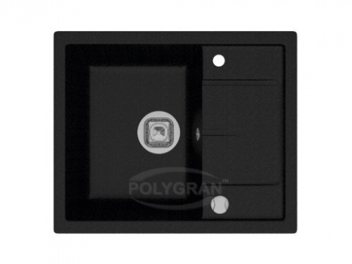 Кухонная мойка Tolero R-107 черный, 60x49,5x20