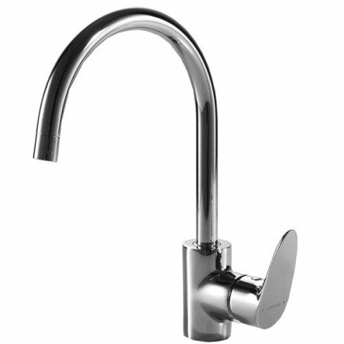 Смеситель для кухни Bravat Drop F74898C-1A, высокий излив, хром
