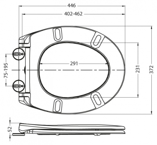 Унитаз подвесной BELBAGNO PROSPERO
