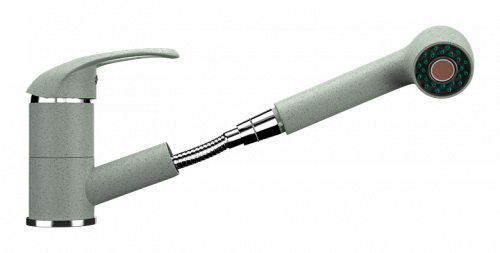 Смеситель для кухни Ulgran U-002, салотовый