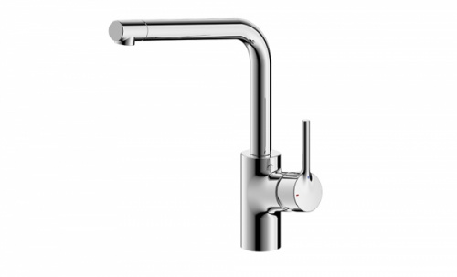 Смеситель для кухни Bravat Palece F7172217CP-1-RUS, высокий излив, хром