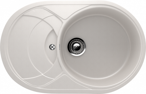 Кухонная мойка Ulgran U-110 77x50x19, белый