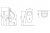 C707006WP Spirit V2.0 писсуар, внешний подвод воды с декором C707006WP Spirit V2.0 писсуар, внешний подвод воды с декором