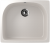 Кухонная мойка Ulgran U-408 59x51x22, белый