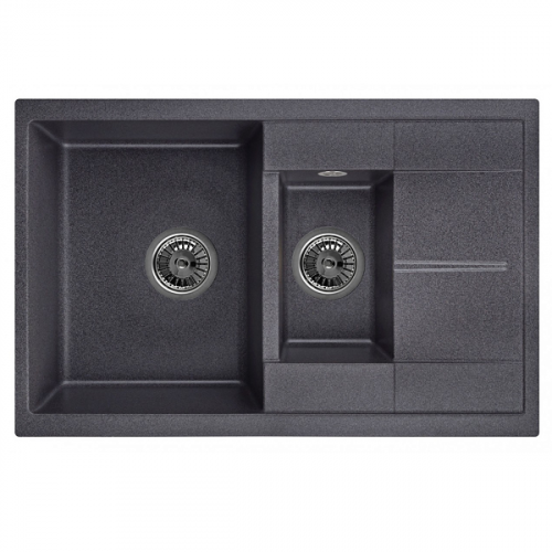 Мойка для кухни Granula GR-7802, 77,5x49,5 черный
