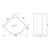 Душевая кабина Aquanet Penta 2ain 90.5x90.5 тонированное стекло