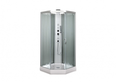Душевая кабина Aquanet Penta 2ain 90.5x90.5 узорчатое стекло