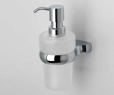 Дозатор для жидкого мыла стеклянный WasserKRAFT Berkel K-6899, хром
