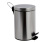 Ведро WasserKRAFT Ammer K-665 с педалью, 5L, с микролифтом , матовый хром