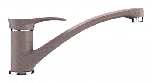 Смеситель для кухни Ulgran U-003, розовый
