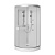 W80C-019-090MTA Like, гидромассажная кабина 90х90, на низком поддоне